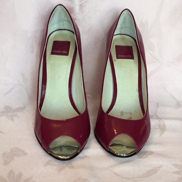 Dolce Vita magenta heels - Picture 1 of 6